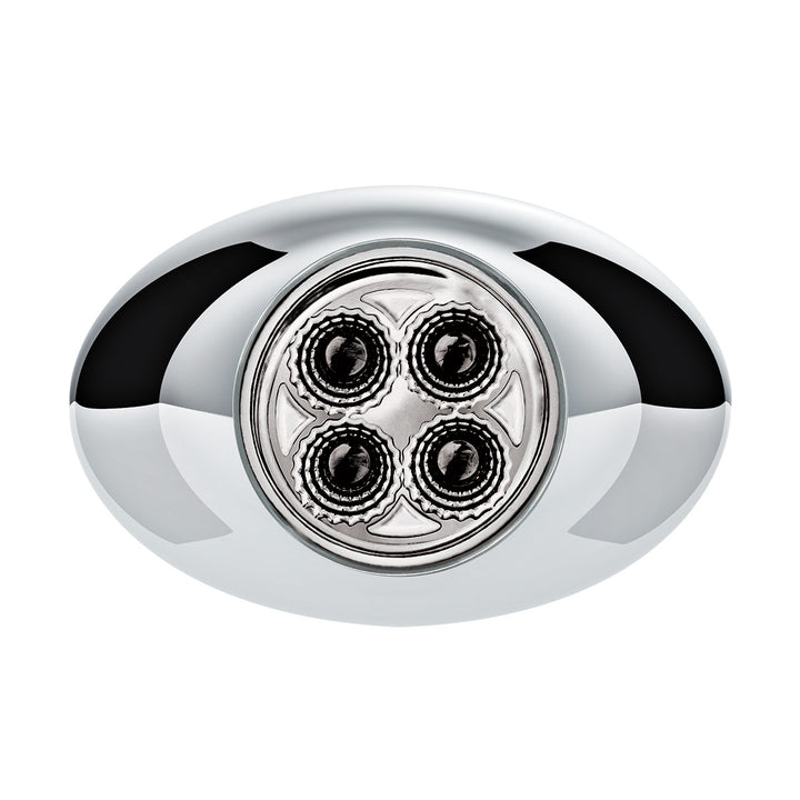 4 LED Double Fury Light (Clearance/Marker) - Red &amp; Green LED/Clear Lens