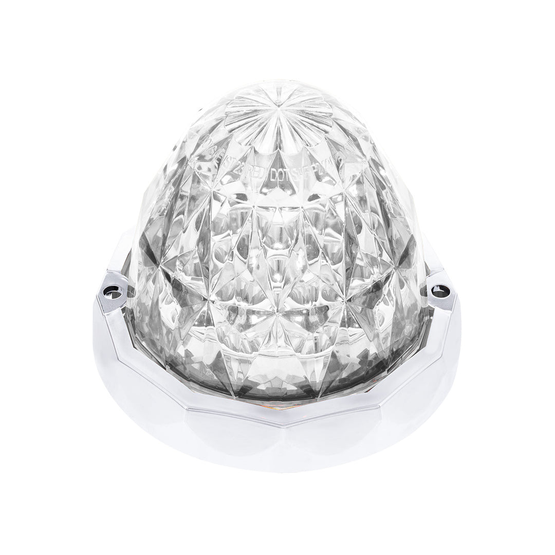 Double Fury 19 LED Dual Function Crystal Watermelon Light Kit With Bezel - Red &amp; White LED/Clear Lens