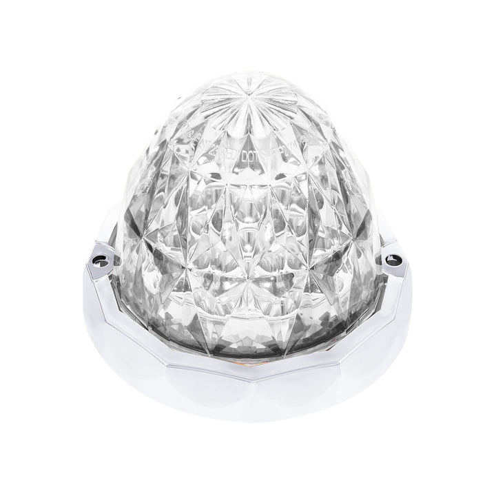 Double Fury 19 LED Dual Function Crystal Watermelon Light Kit With Bezel - Red &amp; White LED/Clear Lens