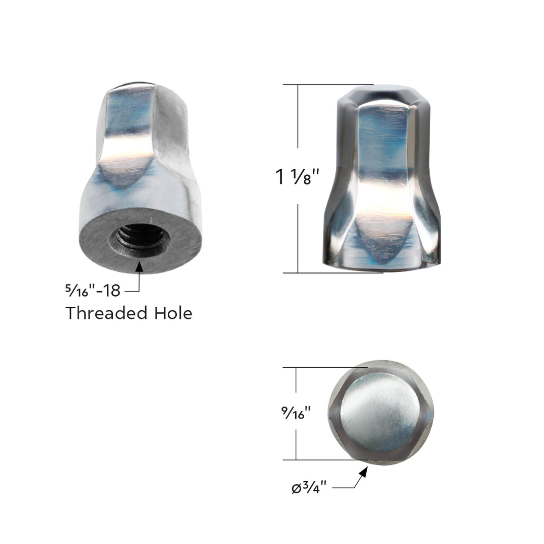 Stainless Steel Air Cleaner Nut Set With 5/16" - 18 Thread (Card of 4)