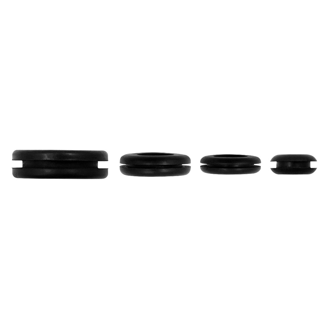 21/32", 7/8",1",1 3/8" Mounting Holes Black Vinyl Grommets (5-Pack)