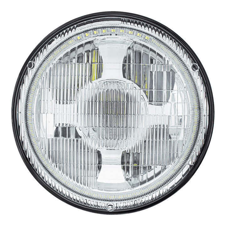 ULTRALIT - High Power LED 7" Projection Light With Dual Color LED Halo &amp; Classic Style Lens