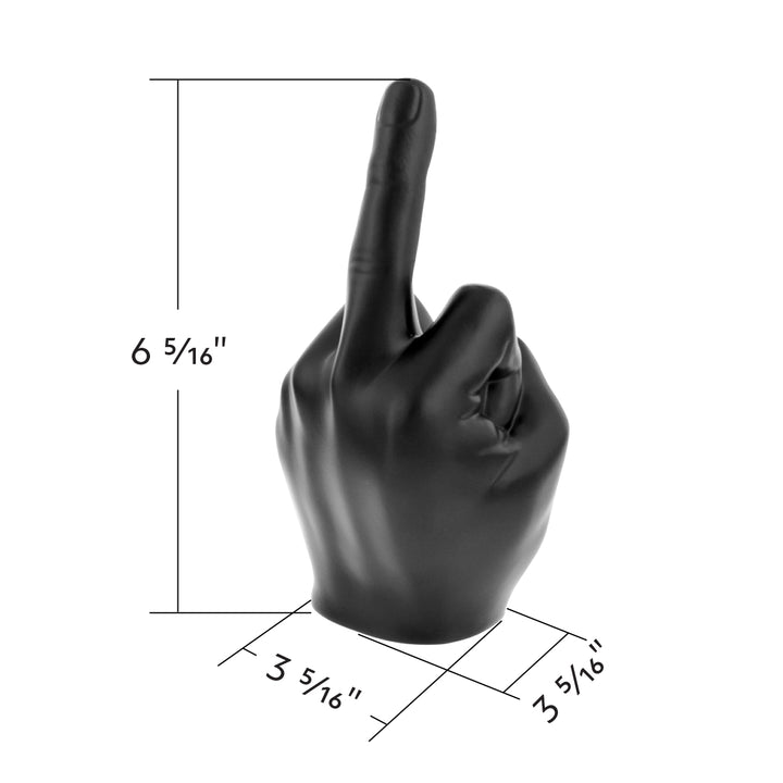 Finger Hood Ornament - Matte Black