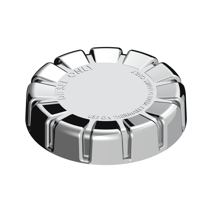 Chrome Plastic Fuel Cap Cover For Kenworth - Non - Locking