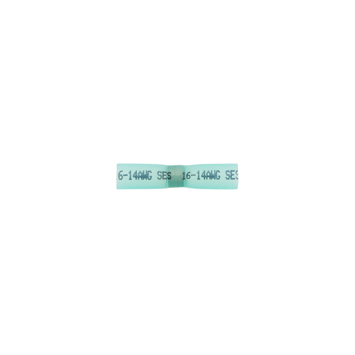 16-14 AWG Stainless Steel Heat Shrink Butt Connector - Blue (5-Pack)