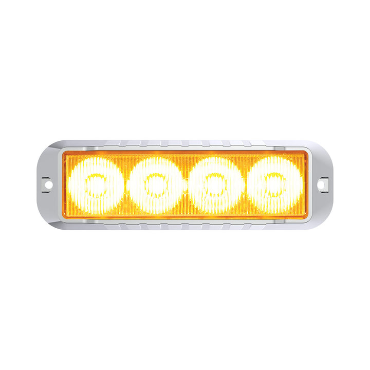 4 LED Warning Light - Amber LED