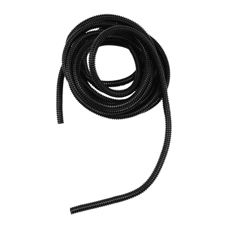 1/4" I.D. Black Flex - Guard Convoluted Split Seam Tubing, 14 Ft.