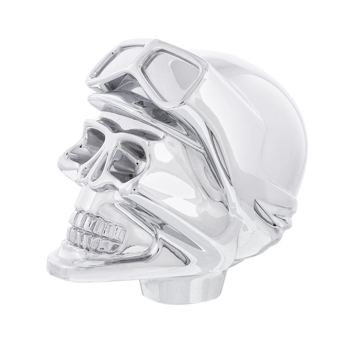 Skull Biker 1/2" - 13 Thread-On Shift Knob - Chrome(Bulk)