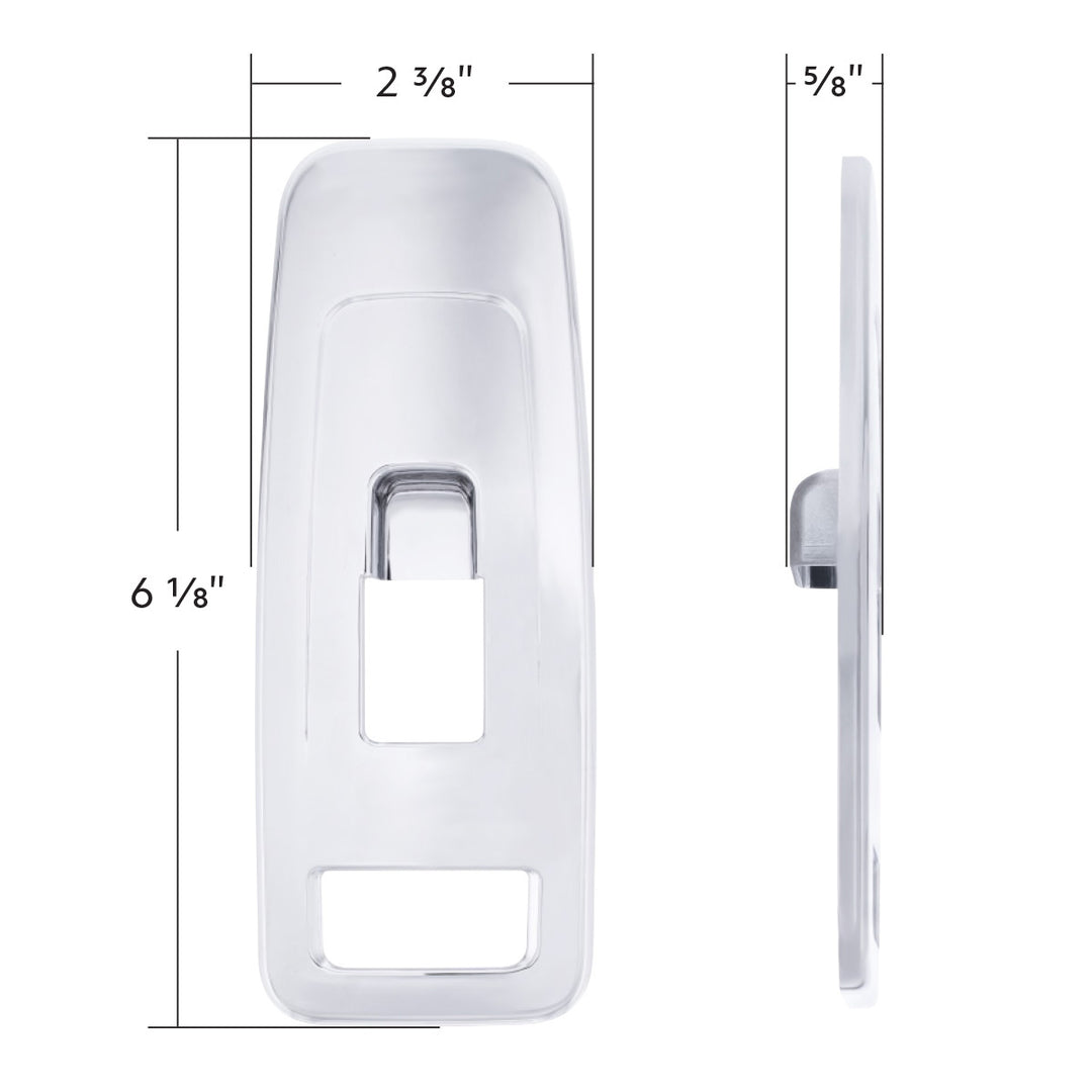 Chrome Plastic Door Switch Cover For 2013-2024 Kenworth T680 - Passenger