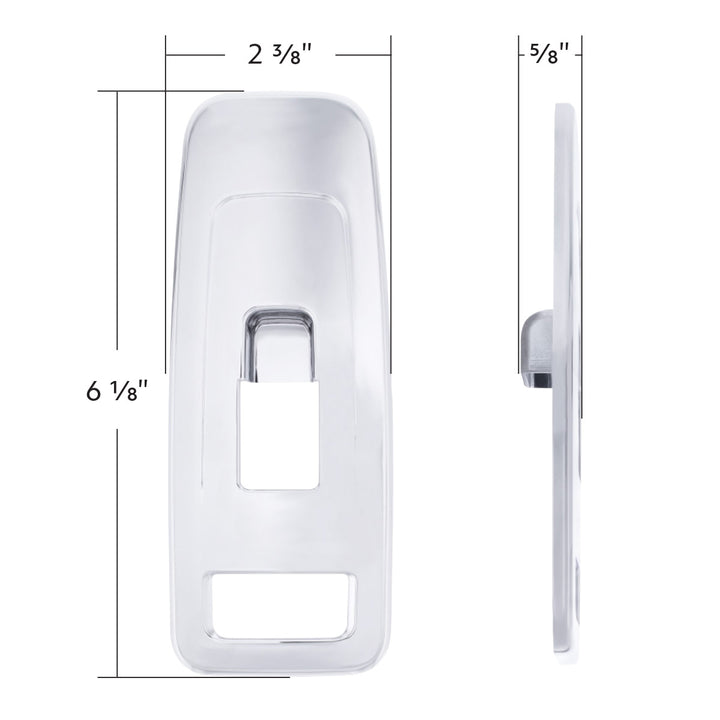 Chrome Plastic Door Switch Cover For 2013-2024 Kenworth T680 - Passenger