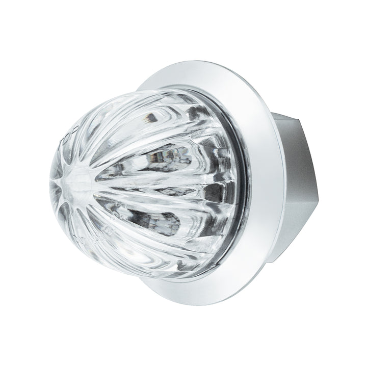 2 LED Dual Function 1-1/8" Watermelon Light (Clearance/Marker) - Amber LED/Clear Lens