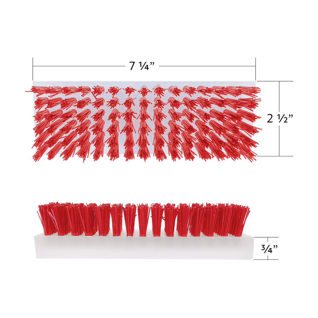 Red Nylon Boot Brush
