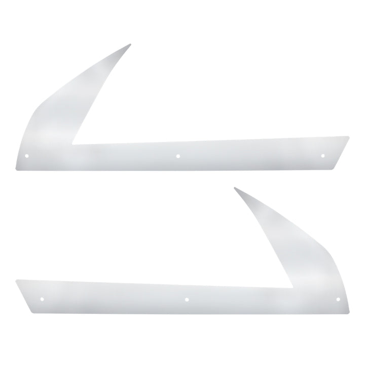 430 Stainless Steel Below Headlight Fender Guards For 2018-2024 Freightliner Cascadia (Pair)
