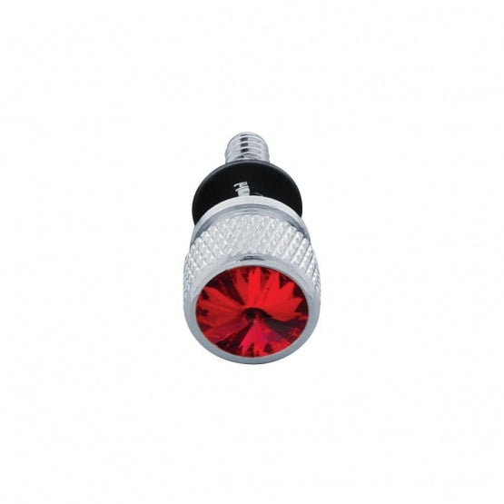 Dash Screw With Red Crystal For Peterbilt (2001-2005)(Bulk)