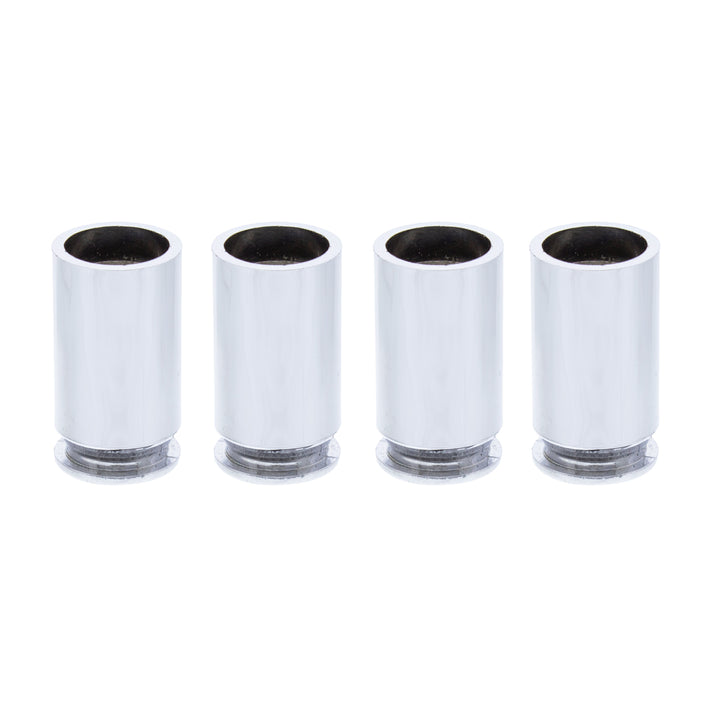 Chrome Bullet Casing Valve Caps (4-Pack)