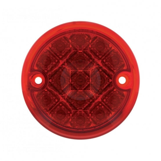 30 LED 3" Dual Function Reflector Double Face Light Kit - Amber &amp; Red LED/Amber &amp; Red Lens
