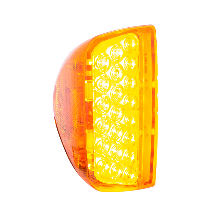 31 LED Turn Signal Light For 1987-2007 Peterbilt 379/378/357 - Amber LED/Amber Lens