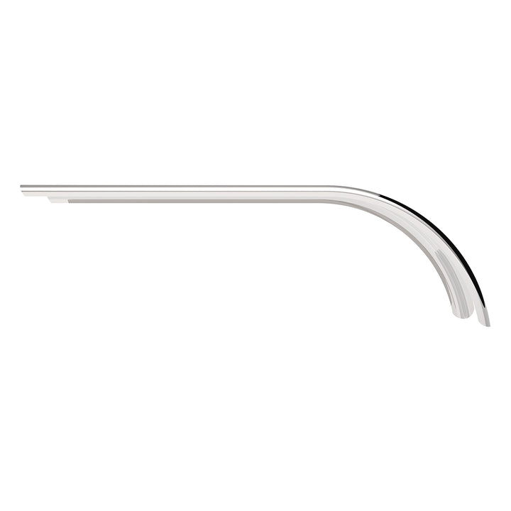 80" 430 Stainless Steel (16ga) Roll Formed Edge Smooth Half Fender - Stainless Steel Series (Pair)