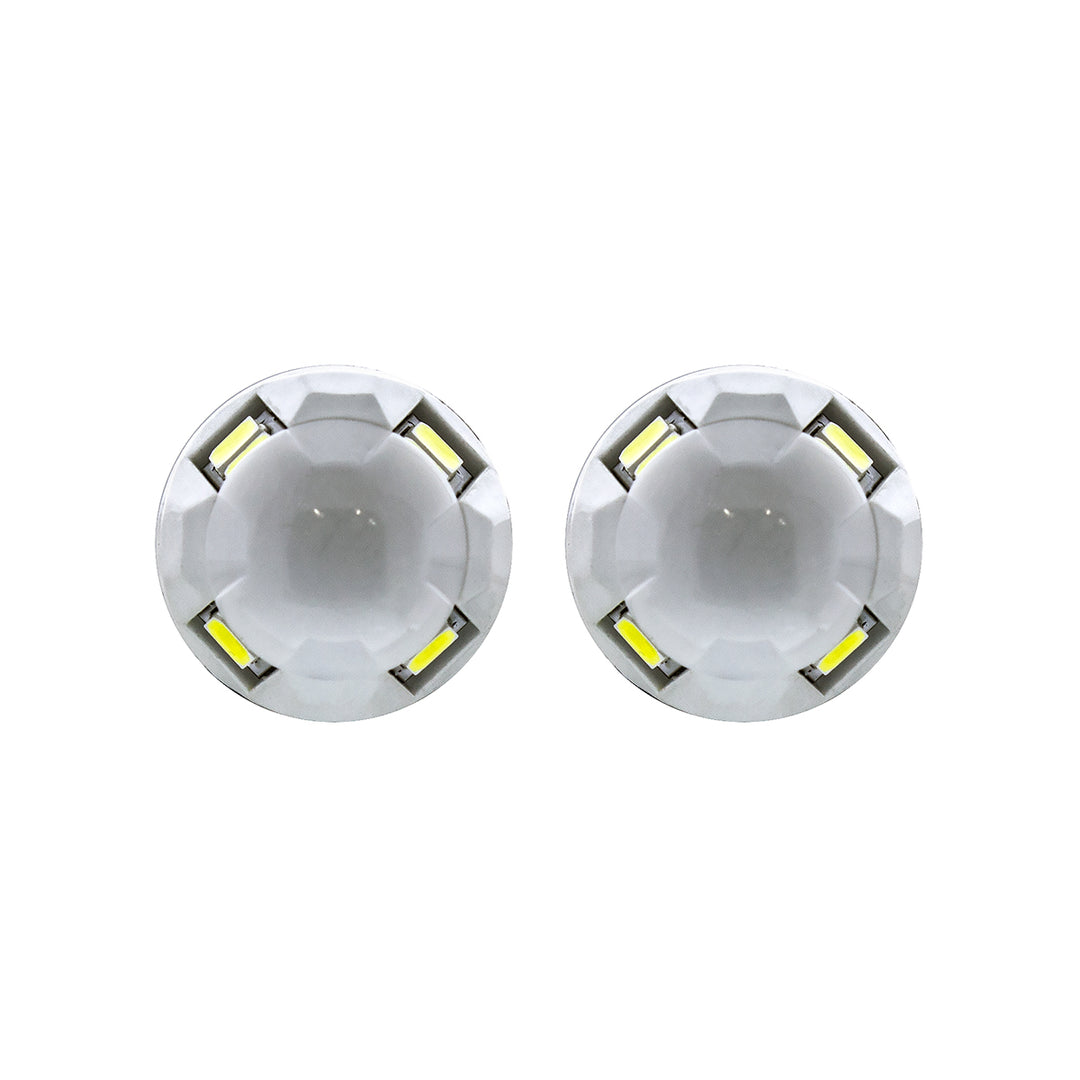 High Power 8 LED 1156 Type Bulb - White (Card of 2)