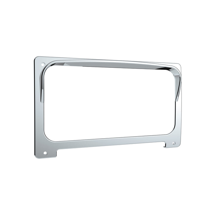 Chrome Plastic Center Gauge Cluster Bezel With Visor For 2001-2016 Freightliner Columbia