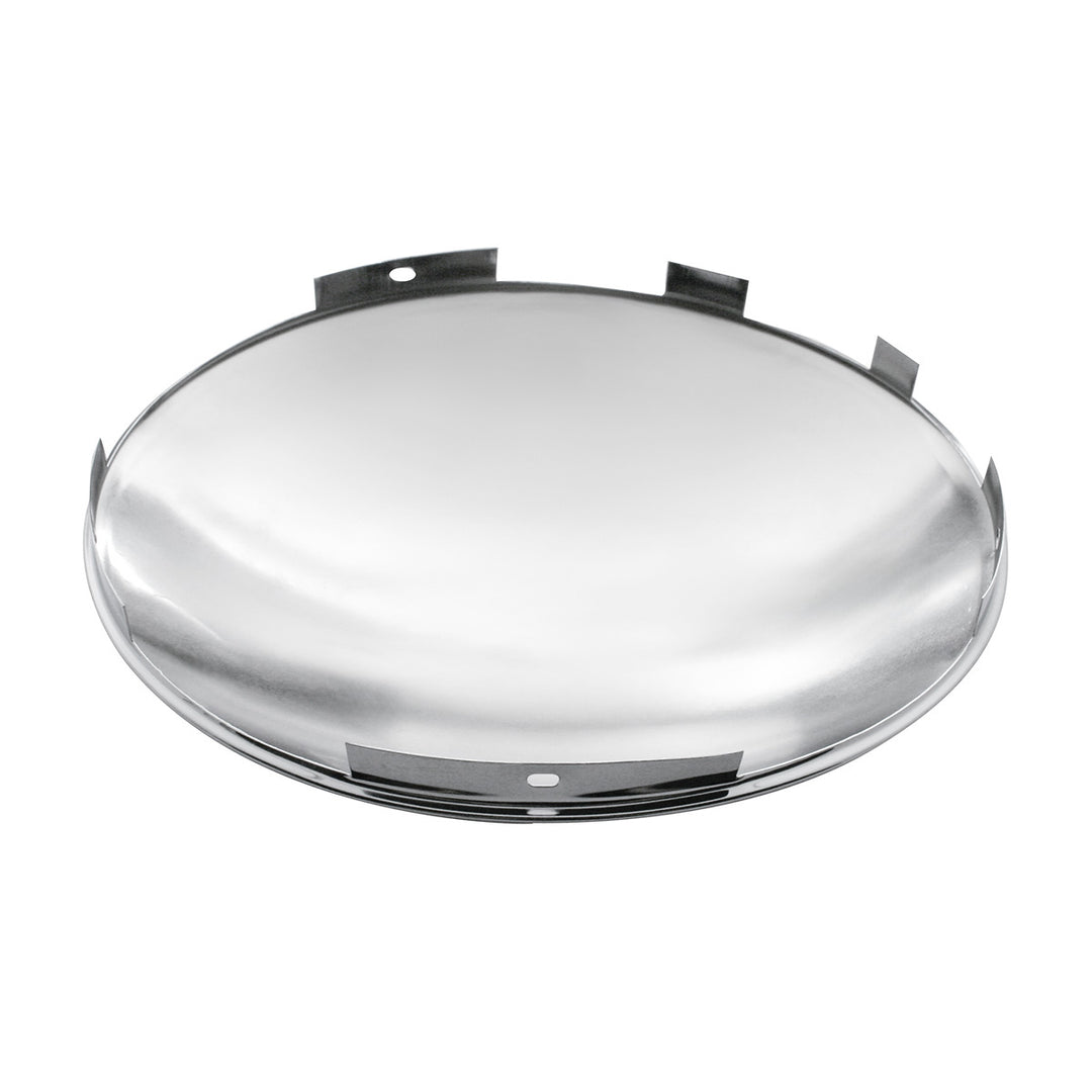 Universal Stainless Steel Dome Front Hubcap - 7/16" Lip