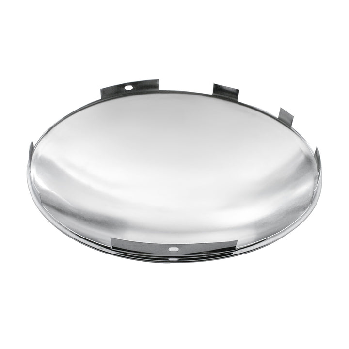 Universal Stainless Steel Dome Front Hubcap - 7/16" Lip