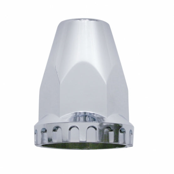 1-1/2" x 2-3/4" Chrome Plastic Original Nut Cover - Push-On (Bulk)