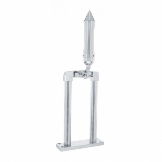9" Chrome Air Horn Lever Set With "Talladega" Grip
