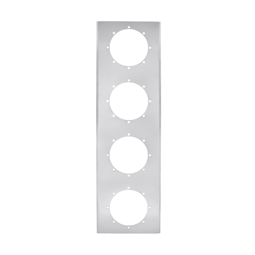 430 Stainless Steel Front Air Cleaner Bracket With Four 2" Round Light Cutouts (Pair)