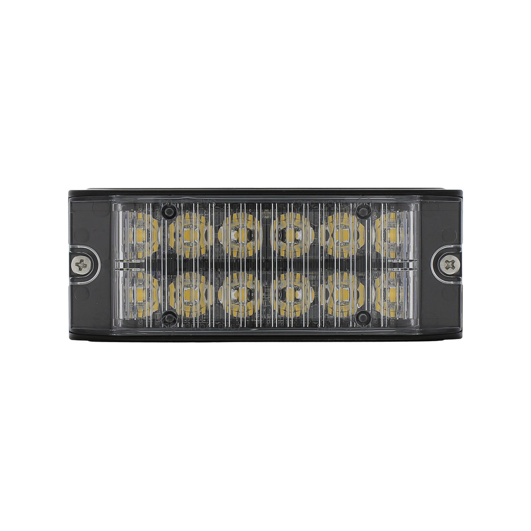 12 High Power LED Low Profile Warning Lighthead - White LED