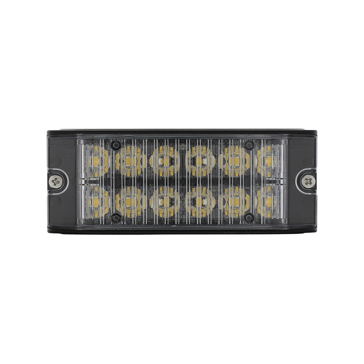 12 High Power LED Low Profile Warning Lighthead - White LED