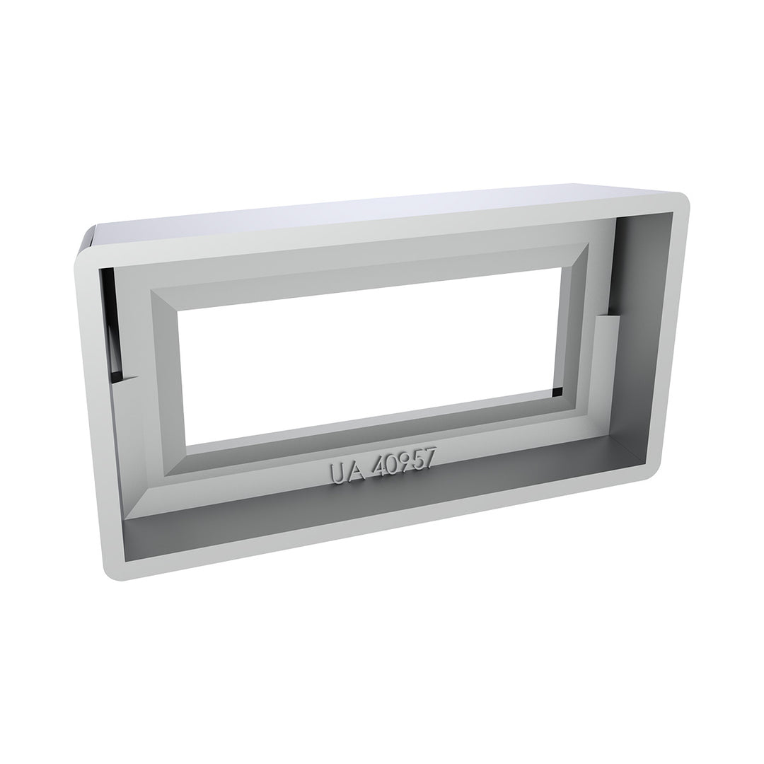 Chrome Plastic Switch Label Covers With Visor For 2005 &amp; Older Kenworth (6-Pack)