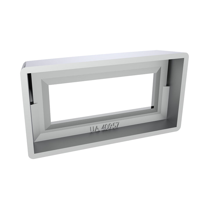 Chrome Plastic Switch Label Covers With Visor For 2005 &amp; Older Kenworth (6-Pack)