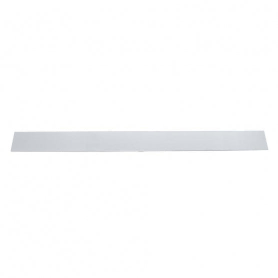2" x 24" Stainless Top Mud Flap Plate - Welded Stud