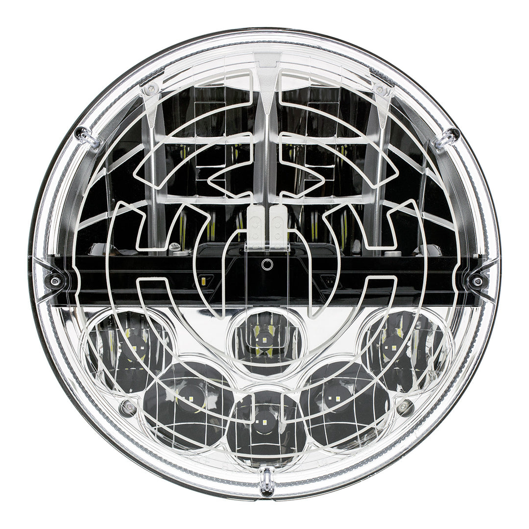 ULTRALIT - Heated 7" LED Headlight With Polycarbonate Lens &amp; Housing