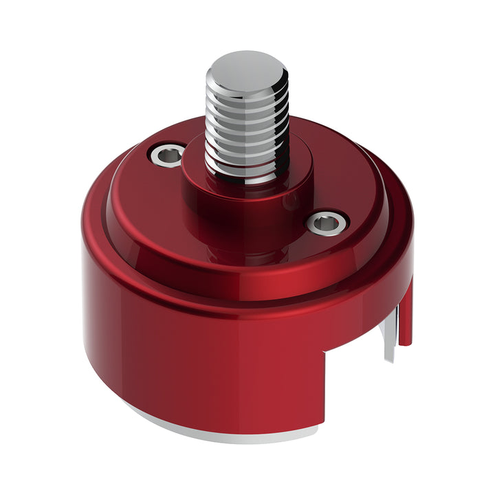 1/2" - 13 Thread-On Shift Knob Mounting Adapter For Eaton Fuller Style 13/15/18 Shifter - Candy Red (Bulk)
