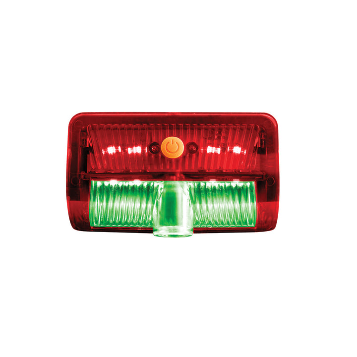 9 LED Interior Door Light With American Flag Courtesy Projector Light For 2006+ Kenworth &amp; Peterbilt Trucks