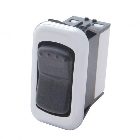 Chrome Plastic Rocker Switch Bezel (Bulk)