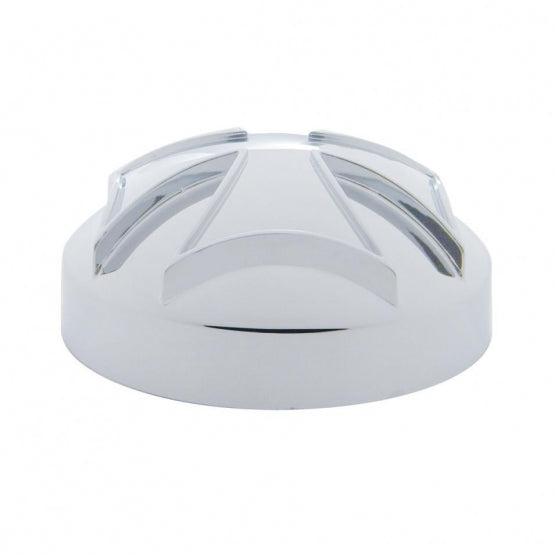 Chrome Iron Cross Air Valve Knob Cover (Bulk)
