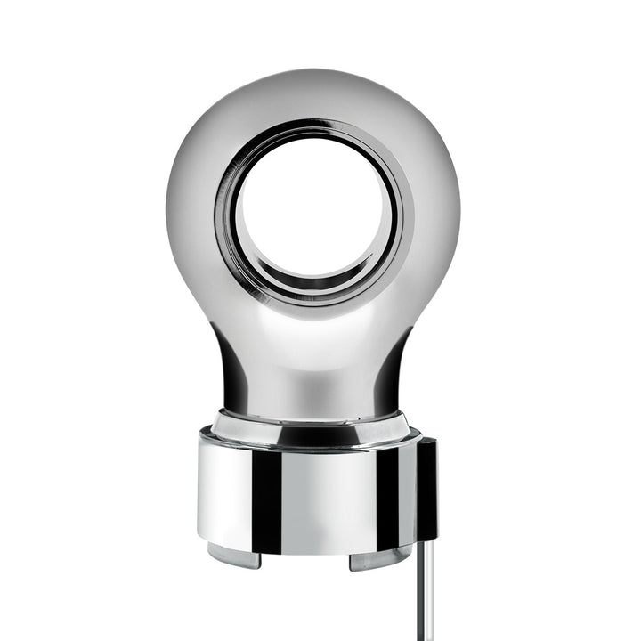 Thread-On Chrome Charlotte Style Gearshift Knob With LED 9/10 Speed Adapter - Amber LED