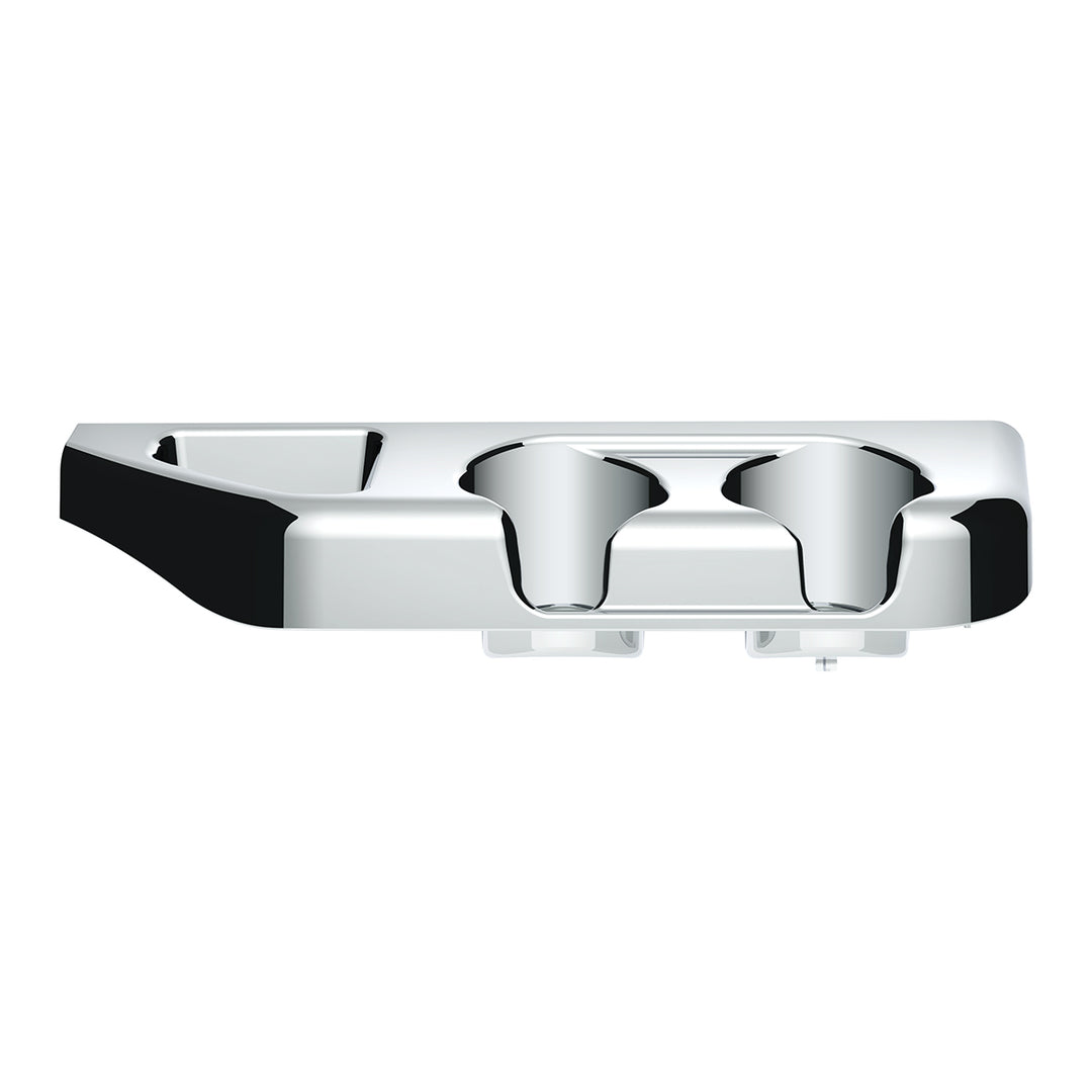 Chrome Center Cup Holder Panel For Freightliner Columbia (2003-2011) &amp; Century/Coronado (2002-2010)