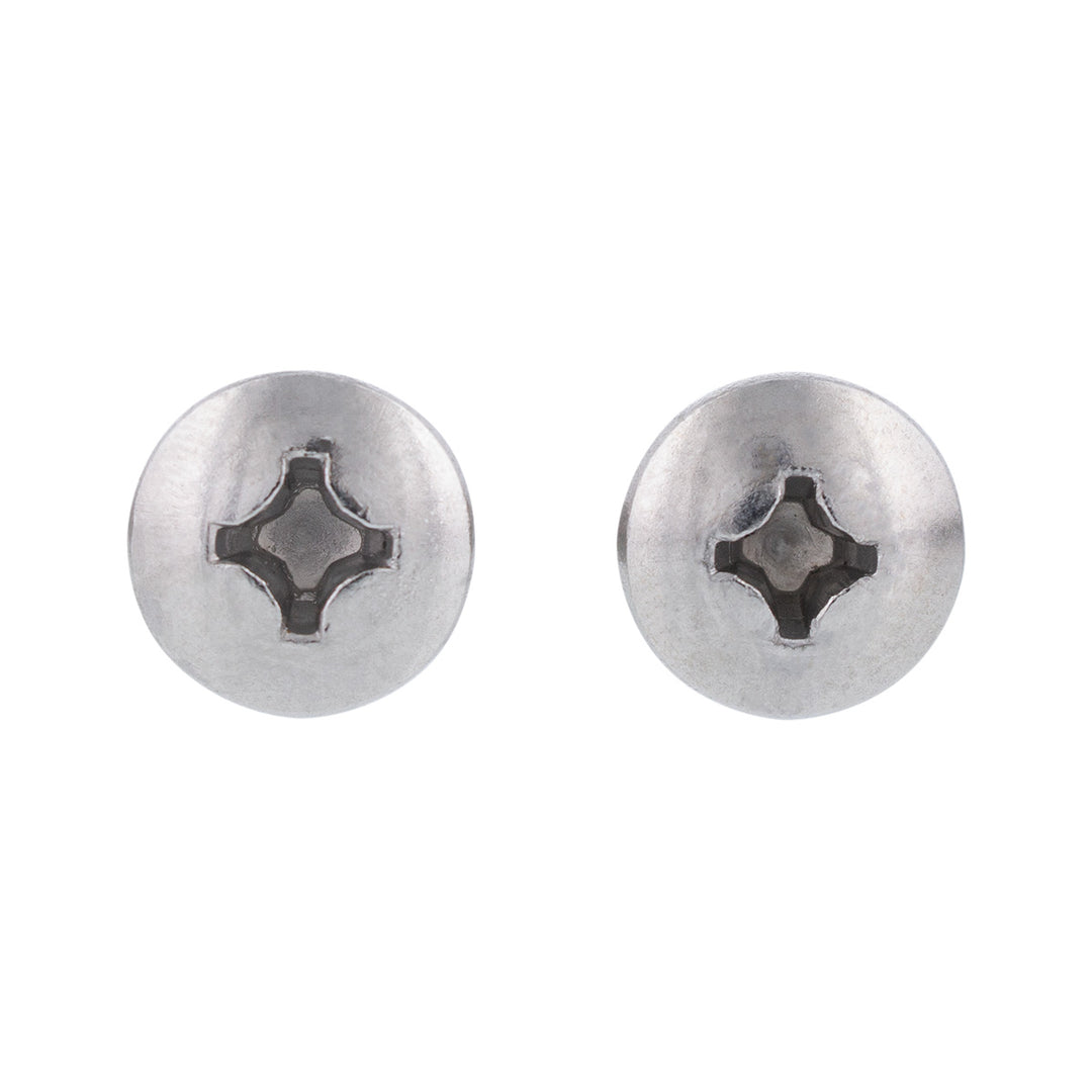 Stainless 1 Long &amp; 1 Short Bus Light Mounting Screws