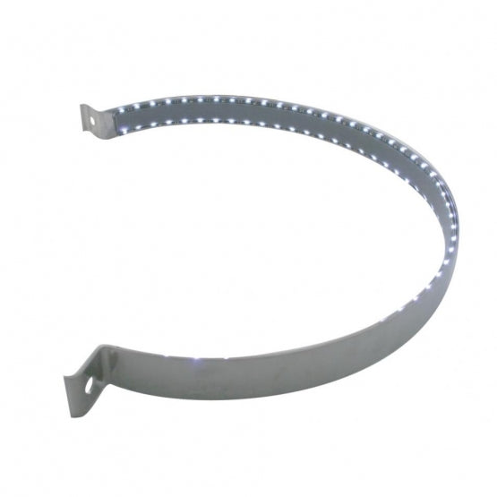 15" Stainless Peterbilt Air Cleaner Mounting Strap - 1-1/2" Wide (Bulk)