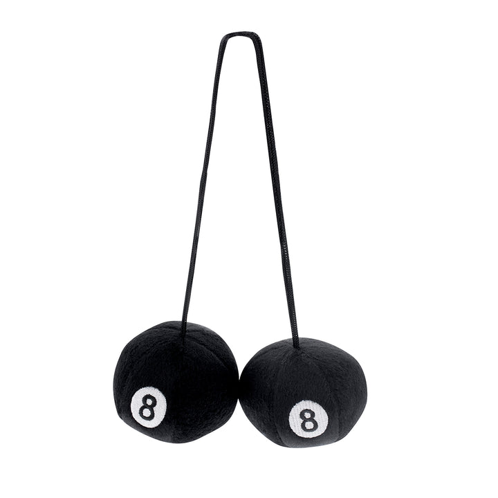 3" Round Fuzzy 8 - Ball (Pair)