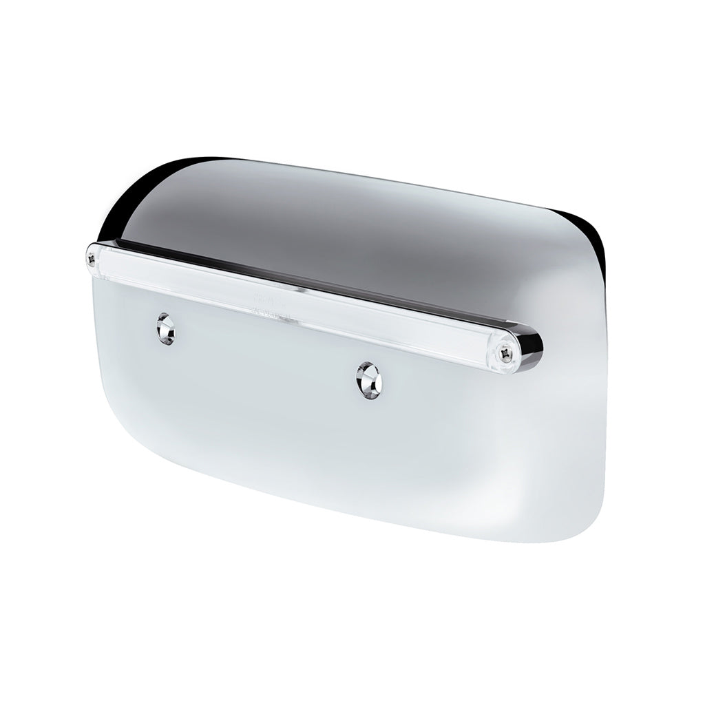 24 LED GloLight Rear Headlight Housing Cover For 2008-2023 Peterbilt 389 (Passenger) - Amber LED/Clear Lens