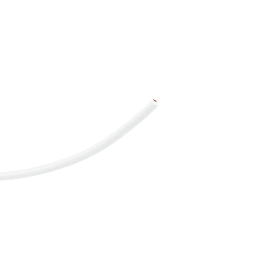 Primary Wire - Rated 80°C 18 AWG, White 30 Ft.
