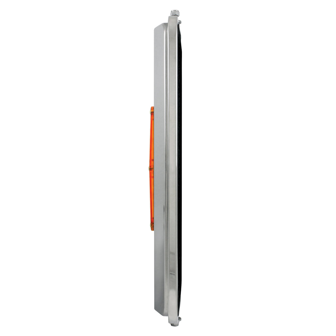 7" x 16" 18 LED 430 Stainless Steel West Coast Mirror - Non - Heated
