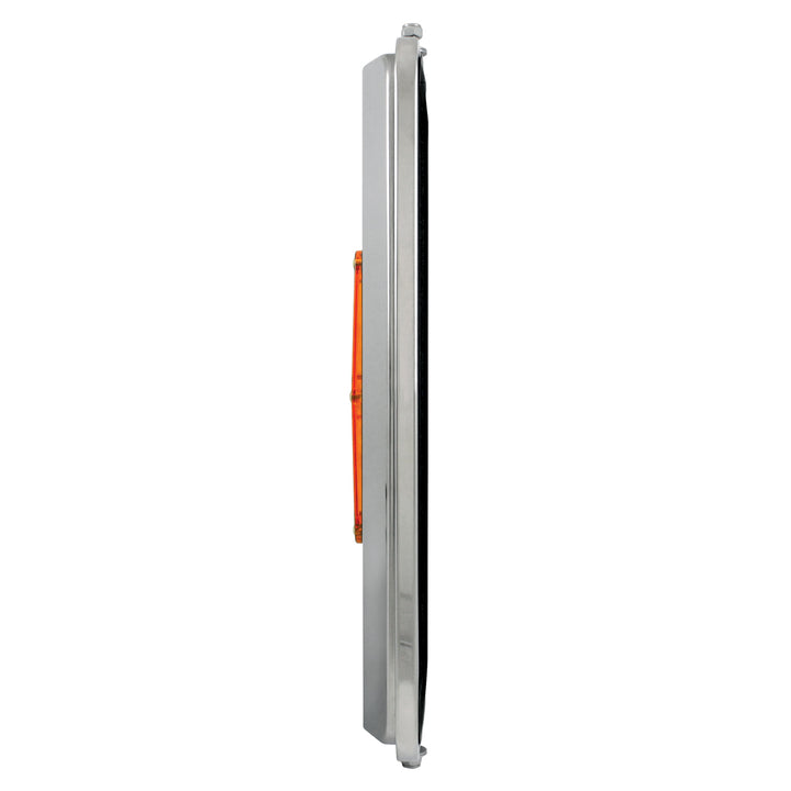 7" x 16" 18 LED 430 Stainless Steel West Coast Mirror - Non - Heated