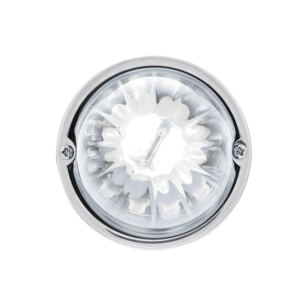 UltraBurst Glass Watermelon Light Flush Mount Kit - White LED/Clear Lens