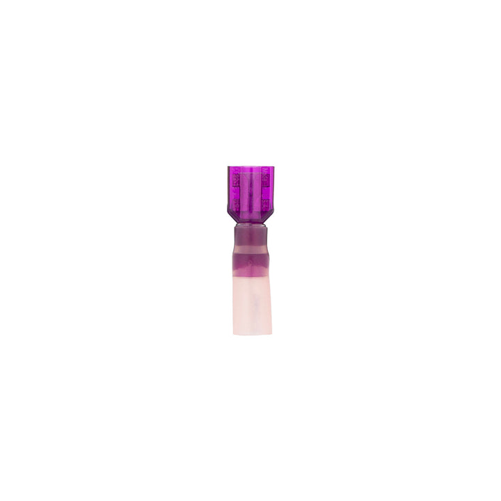 22-18 AWG .250 Tab CS Fully Insulated Heat Shrink FM Disconnect - Red (10-Pack)
